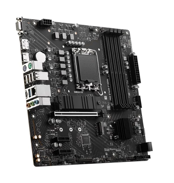 MSI Pro B760M-P D5 1700P Vga Hdmi Dp - Resim 3