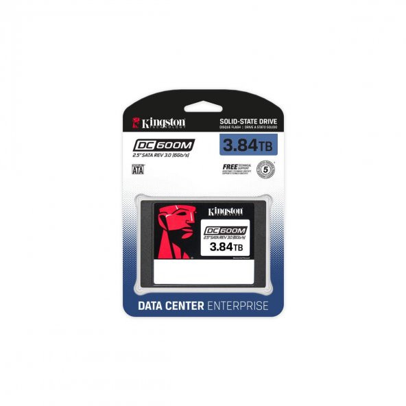 Kingston DC600M 2.5 inç 3840GB SATA III 2.5"