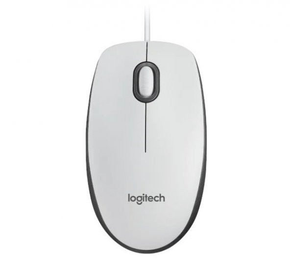 LOGITECH M100 KABLOLU MOUSE BEYAZ 910-006764 ürün görseli 1