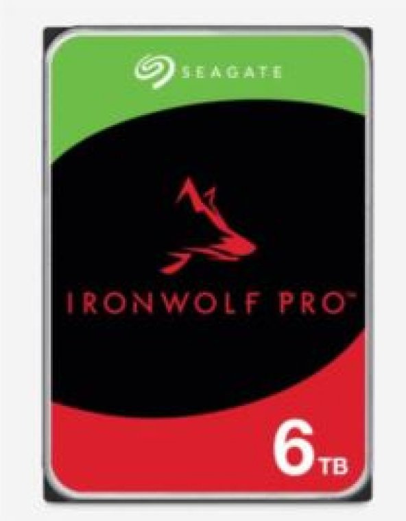 IronWolf Pro 6 TB Kurumsal NAS Dahili Sabit Disk HDD CMR 3.5" SATA 6 Gb ürün görseli 1