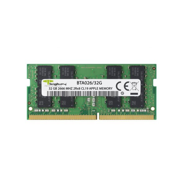 BIGBOY - BTA026/32G Apple 32GB DDR4 2666MHz CL19 Notebook Belleği ürün görseli 1