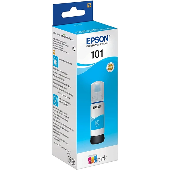 EPSON 101 T03V24A MAVI MÜREKKEP 70ML ürün görseli 1