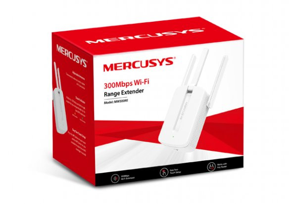 TP-LINK  MW300RE 300Mbps KABLOSUZ N MENZİL GENİŞLETİCİ ürün görseli 1