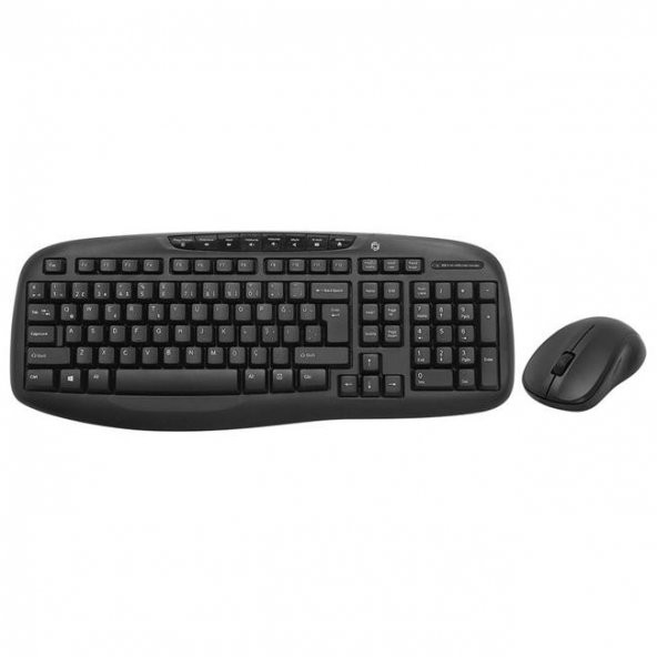 FRISBY FK-4830WQ SIYAH KABLOSUZ KLAVYE MOUSE SET ürün görseli 1
