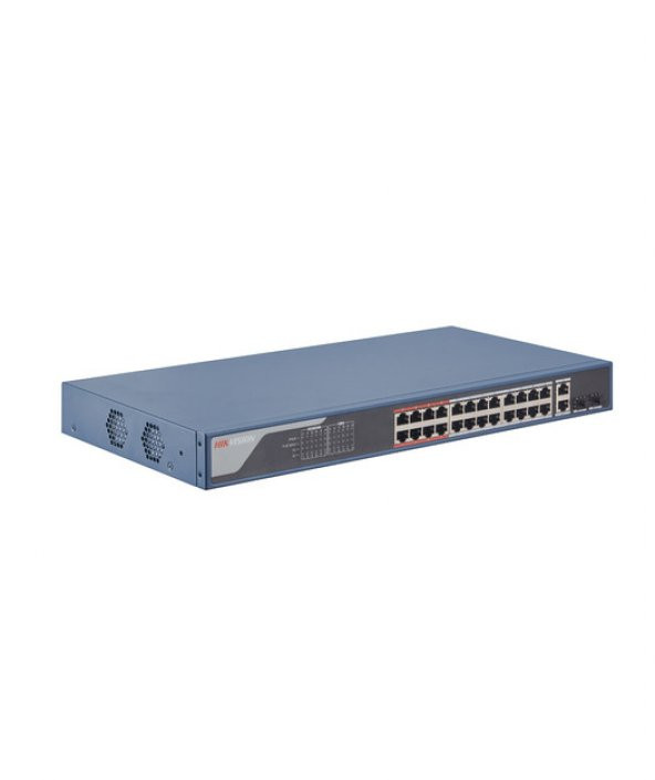 DS-3E1326P-EI 24 Port Fast Ethernet Smart POE Switch 301801790 ürün görseli 1