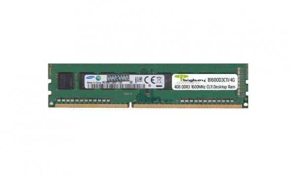 BIGBOY B1600D3C11/4G 4GB DDR3 1600MHz CL11 Masaüstü Belleği ürün görseli 1