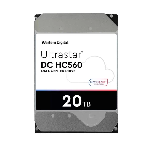 WD - ULTRASTAR, WUH722020BLE6L4, 3.5", 20TB, 512Mb, 7200 Rpm, 7/24 Enterprise, DATA CENTER-GÜVENLİK-NAS-SERVER, HDD (DC HC560) (0F38785) (Türkiye Distribütörü Garantili) ürün görseli 1