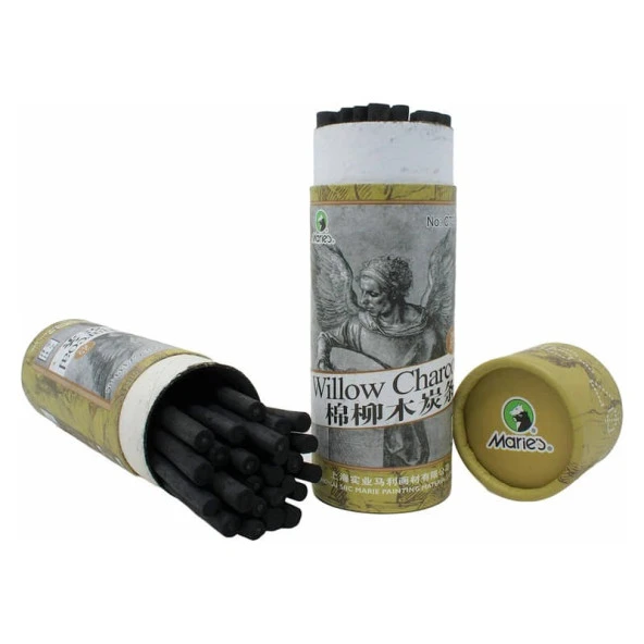 Maries Doğal Kömür Füzen 7-9 mm 25Li Tüp ürün görseli 1
