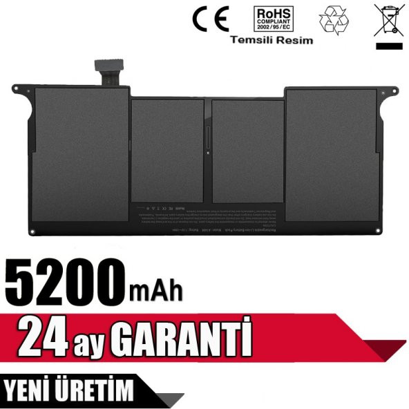 Apple MacBook Air A1465 Notebook Bataryası - Pili / RETRO - Resim 2