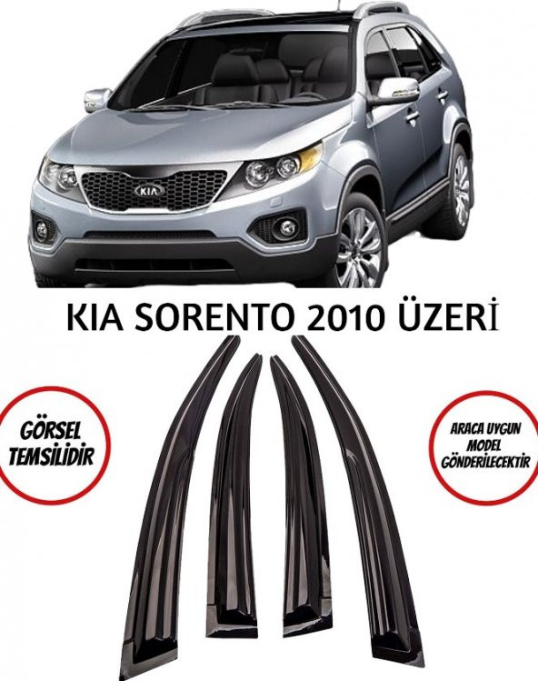 Balp  Kia Sorento Cam Rüzgarlığı 4lü 2010 ve Üzeri ürün görseli 1