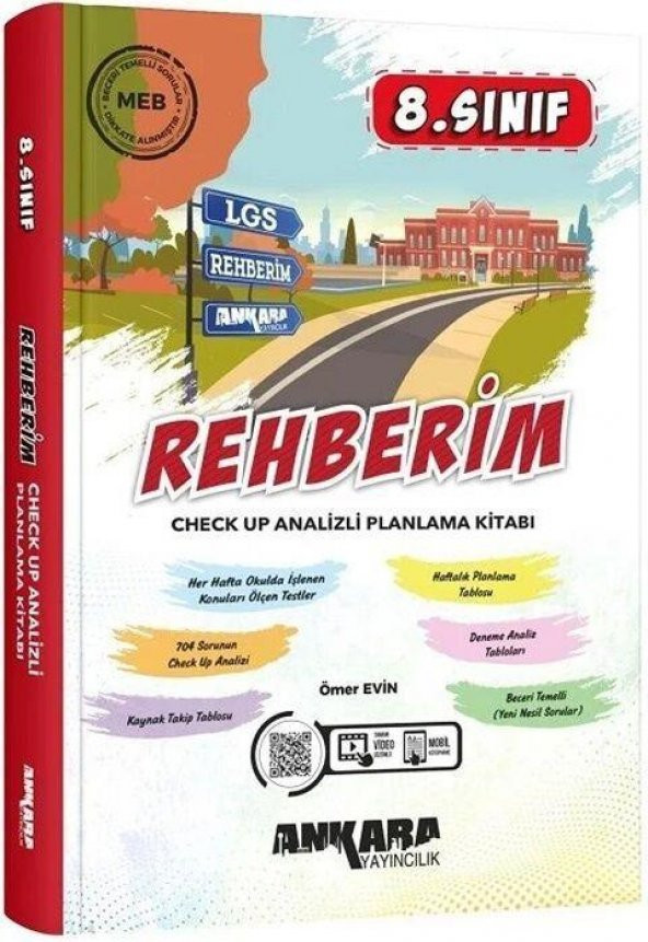 8. Sınıf LGS Rehberim Check Up Analizli Planlama Kitabı Ankara Yayıncılık ürün görseli 1