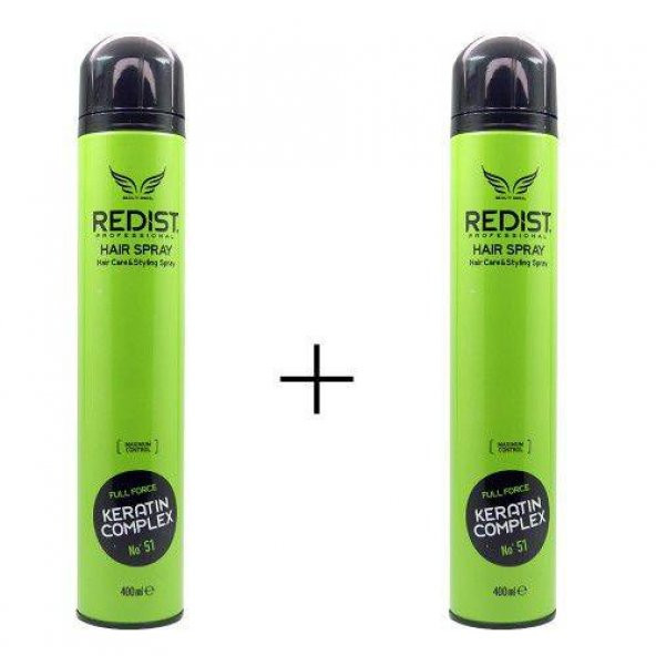 Redist Full Force Keratin Complex Saç Spreyi 2 x 400 ML ürün görseli 1