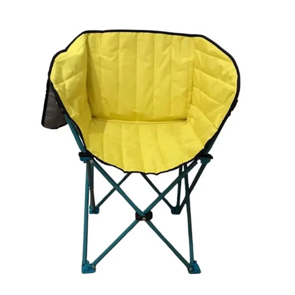 Andoutdoor Capello Katlanabilir Kamp Sandalyesi-SARI-SİYAH ürün görseli 1