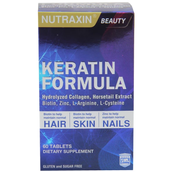 Nutraxin Keratin Formula 60 Tablet ürün görseli 1
