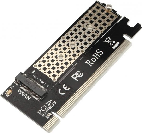 M-key Pcıe M.2 Nvme Dönüştürücü Ssd Pcı Express Gen3 Tam Hız Pcı E X4 X8 X16 2230 2242 2260 2280 ürün görseli 1