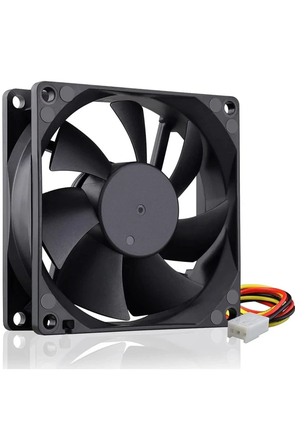 9cm 3pin Kasa Fanı 9cm 12 Volt 3 Pinli Fan 9 Cm Fan 90x90x25mm ürün görseli 1