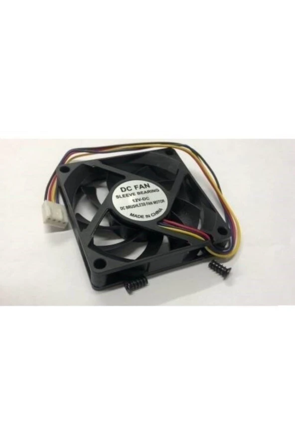 7 Cm 4 Pin Fan 70x70x15 Fan 7cm 12 Volt 4 Pinli Fan 7 Cm Fan 70x70x15mm Işlemci Fanı Amd ürün görseli 1