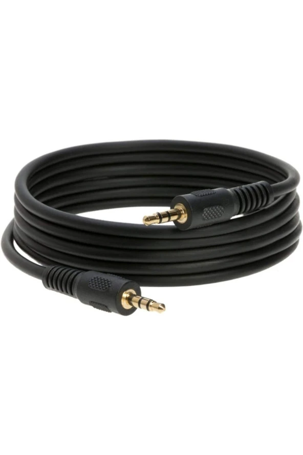 5 Metre 3.5mm Stereo Aux Kablosu Aux Erkek Erkek 3.5mm Ses Kablosu 5m Audio Cable ürün görseli 1