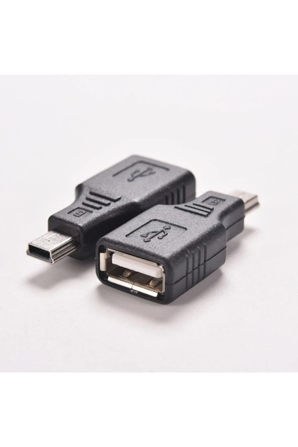 5 Pin Mini Usb Erkek Usb Dişi Aparat Oto Teyp Flash Bellek Usb A Dişi Mini Usb B 5 Pin Erkek ürün görseli 1