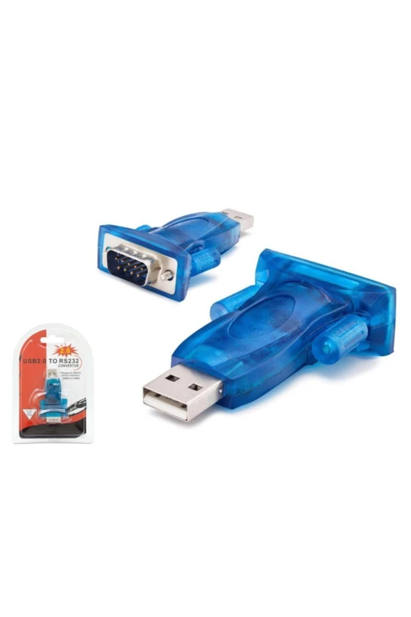 Usb 2.0 To Rs232 Seri Com Db9 Çevirici Apara Usb Rs232 9 Pin ürün görseli 1