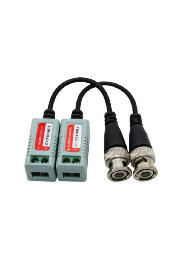 Video Balun Çift Bnc Pasif Sinyal Alıcı-vericileri Hd-cvı/tvı/ahd Cctv Güvenlik Kamera Sistemi Için ürün görseli 1