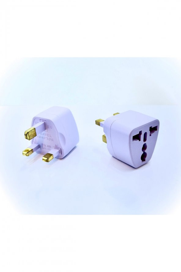 Ingiltere, Hong Kong, Irlanda, Kıbrıs Seyahat Fişi Adaptörü Tip G Plug Adapter Üniversal 3 Pinli Fiş ürün görseli 1