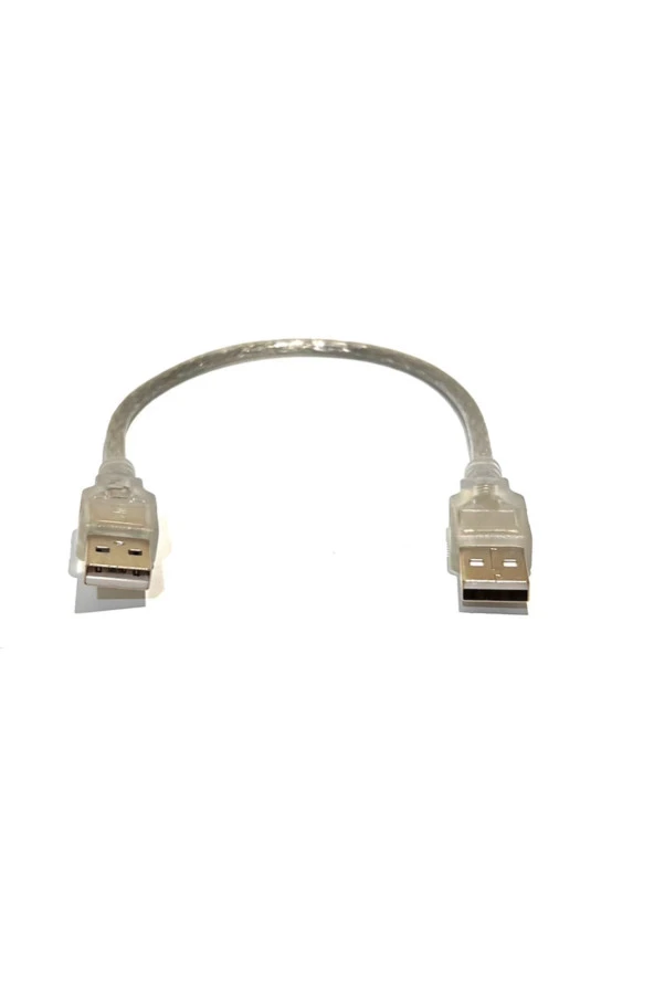 30cm Usb 2.0 Erkek Erkek Kablo 0.3mt Usb 2.0 Tip A Erkek M/m 30 Cm ürün görseli 1
