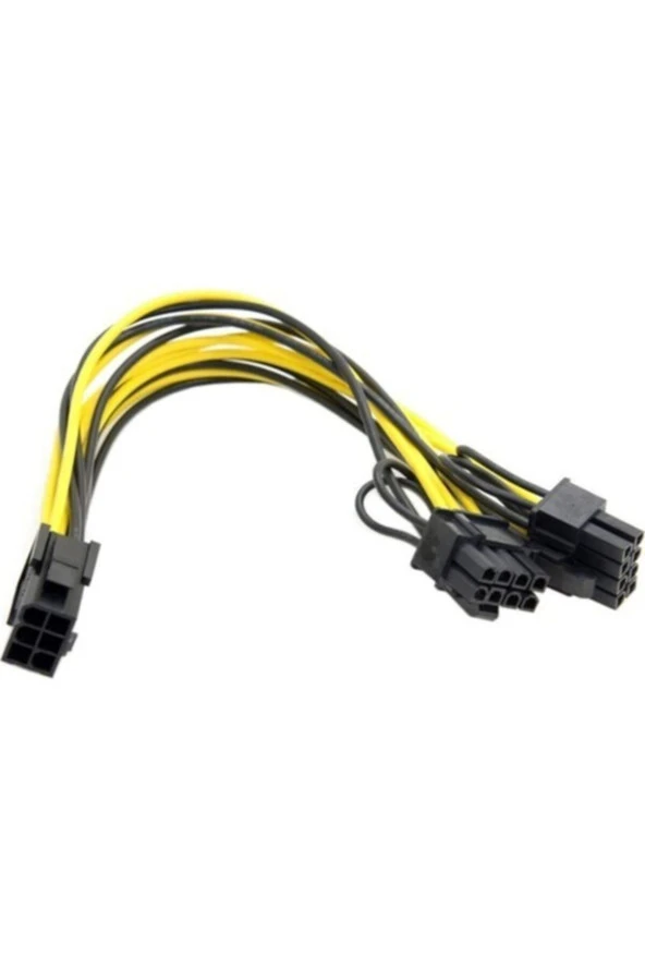 8p6p Pcı E 8pin (6+2) 2x + 6 Pin Pcı-e Ekran Kartı Power Çoklayıcı ürün görseli 1