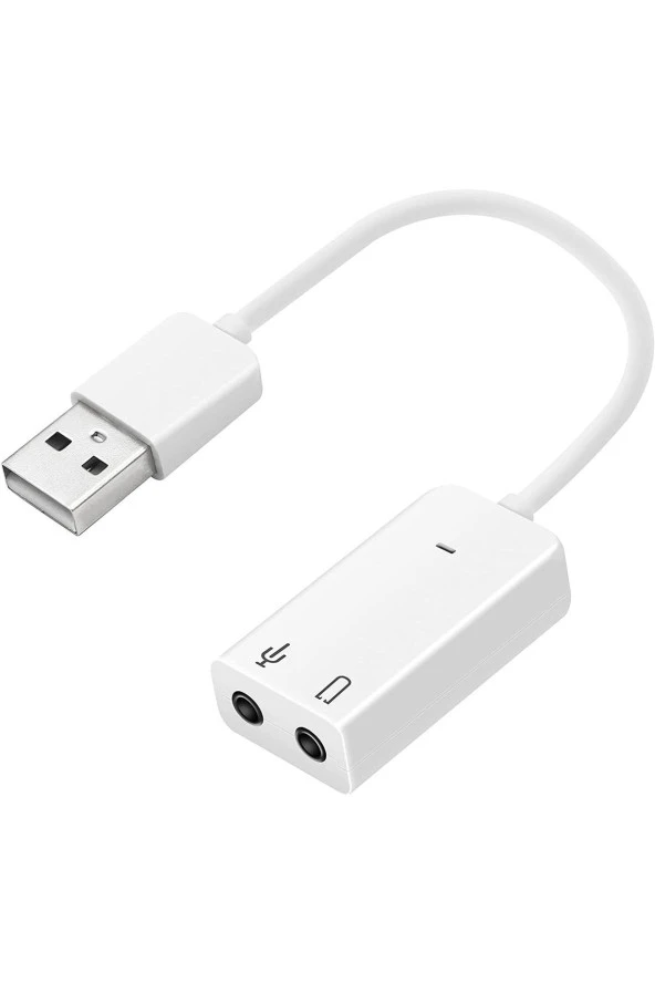 Kablolu Usb Ses Kartı Virtual Sound Tak Kullan Kulaklık Mikrofon Çıkışı 7.1 Channel Harici Ses Kartı ürün görseli 1