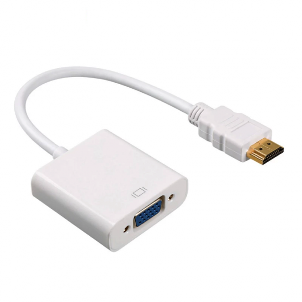 Hdmi To Vga Dönüştürücü Hdmi Giriş Vga Çıkış Hdmı Vga Kablo Hdmi In Vga Out Hdmi Erkek Vga Dişi ürün görseli 1