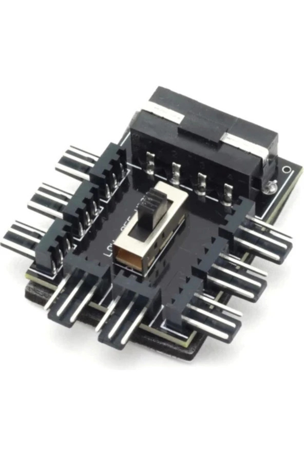 Fan Kontrol 8 Kanal 3 Pin Fan Splitter - Çoklayıcı ürün görseli 1