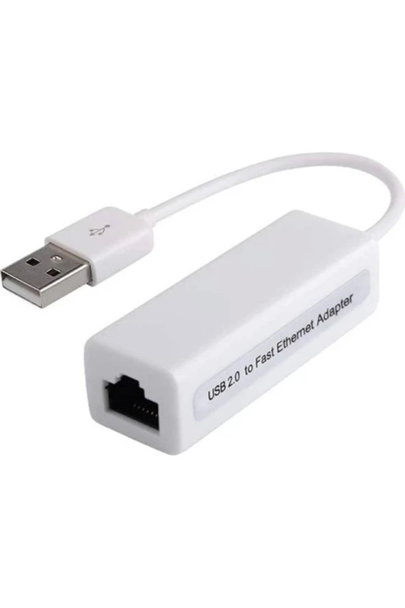 Usb Ethernet Çevirici Dönüştürücü Internet Adaptörü 10/100mpbs ürün görseli 1