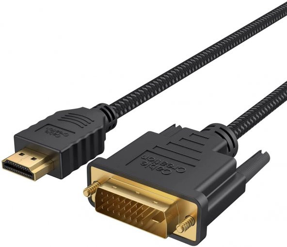 1.5 Metre Dvi Hdmi Kablo Çift Yönlü Dvı To Hdmı 24+1 Dvi Erkek Hdmi Erkek ürün görseli 1