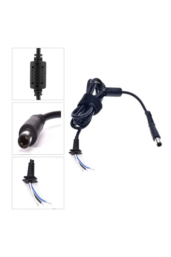 7.4x5.0mm Dc Kablo Hp Dell Laptop Adaptör Tamir Kablosu 7.4*5.0mm Şarj Cihazı Fiş Kablo Konektörü 3p ürün görseli 1
