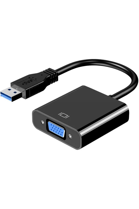 Usb To Vga Dönüştürücü Usb 3.0 Vga 15 Pin Çevirici Çoklu Ekran Video Dönüştürücü Usb In Vga Out ürün görseli 1