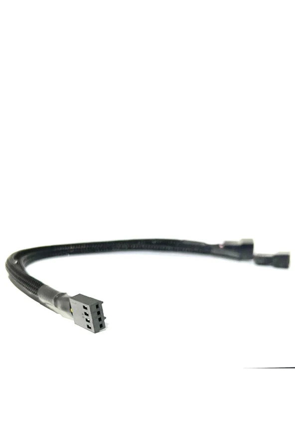 2 Port Fan Çoklayıcı 4 Pin Pwm Fan Kontrol Kablosu 4p Dişi 3+4p Erkek 4pinli Fan Uzatma Pwm Kablo ürün görseli 1