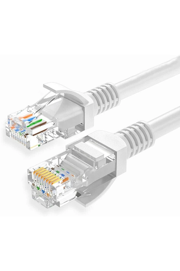 30 Metre Cat6 Patch Kablo 30m Ethernet Kablosu Utp Lan Kablosu Internet Kablosu Gri Renk ürün görseli 1