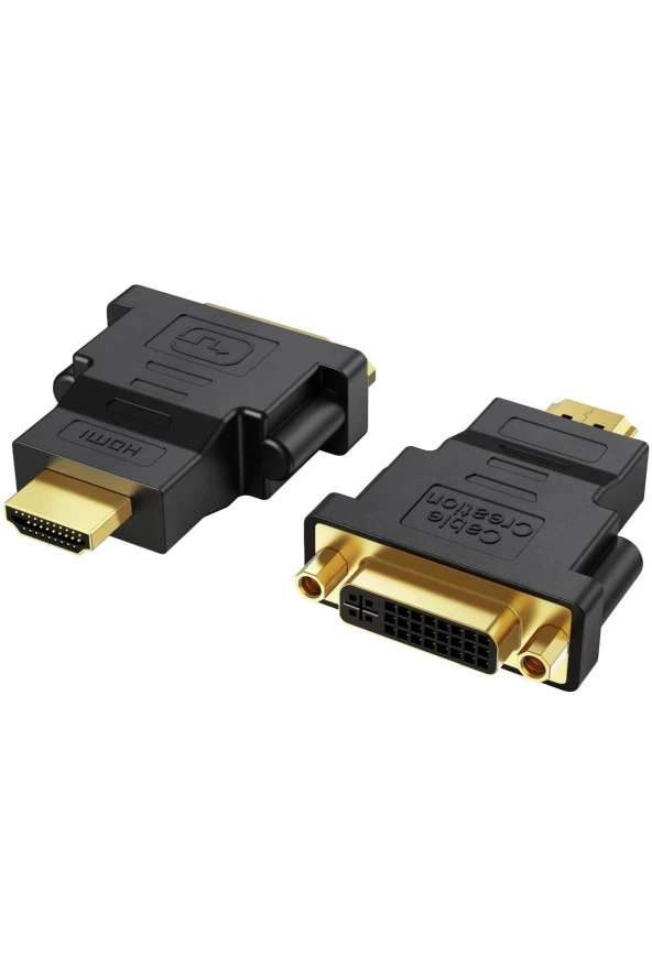 Dvi Hdmi Dönüştürücü Dvı Dişi Hdmı Erkek Çift Yönlü Hdmı - Dvı ürün görseli 1