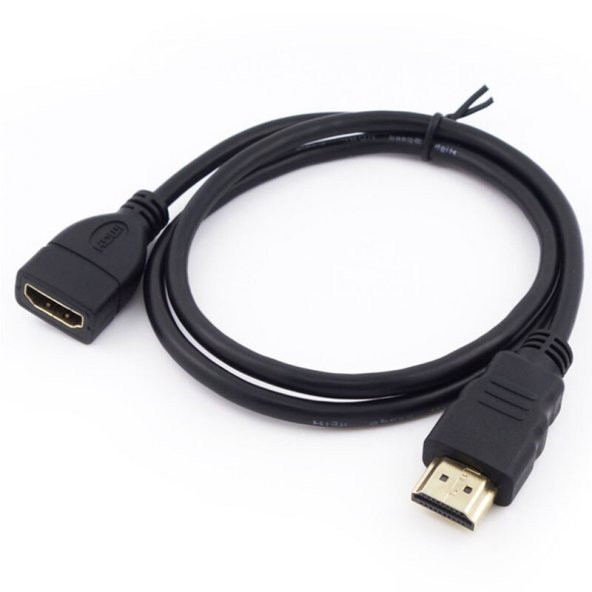 1 Metre Hdmi Uzatma Kablosu Dişi Erkek Hdmı 1 M High Speed Extension Cable ürün görseli 1