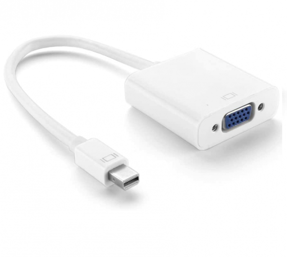 Mini Displayport To Vga Kablo Dönüştürücü Mini Dp Vga Mini Display In Vga Out Converter Thunderbolt ürün görseli 1