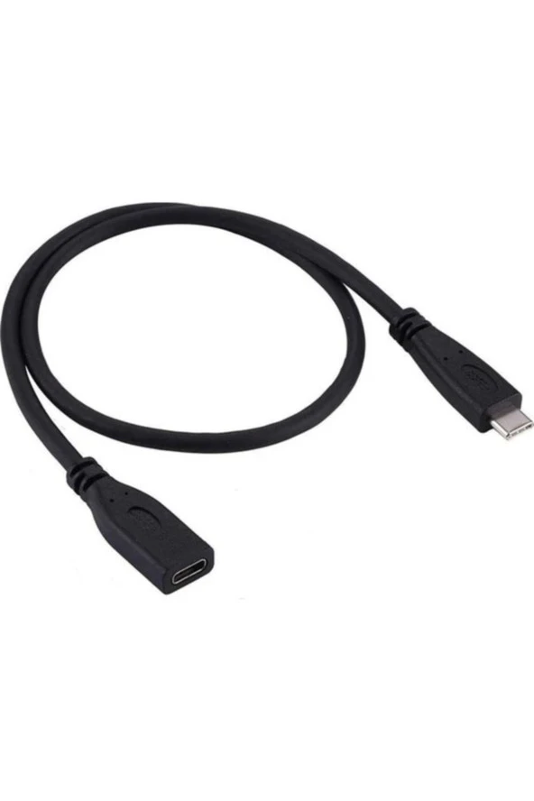 50 Cm Type C Usb 3.1 Dişi Erkek Uzatma Kablosu 50cm Typec Uzatma Extension ürün görseli 1