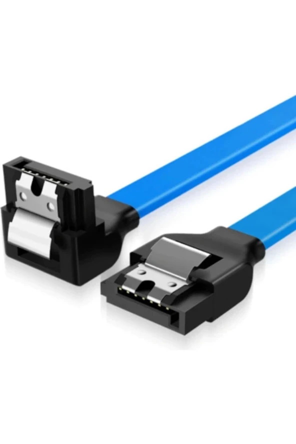 Sata 3.0 Kilitli Hdd Ssd Sata Data Bağlantı Kablo 90 Derece Sata ürün görseli 1