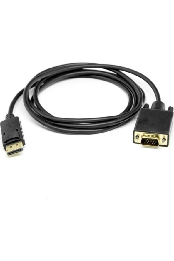 1.8m Display Port To Vga Kablo Display Vga Dp To Vga 1.8 Metre ürün görseli 1