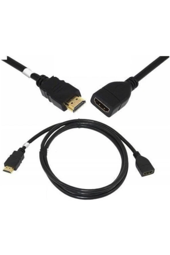2m Hdmı Uzatma Kablosu Dişi Erkek Hdmi 2 Metre Hdmi Extension Kablo ürün görseli 1