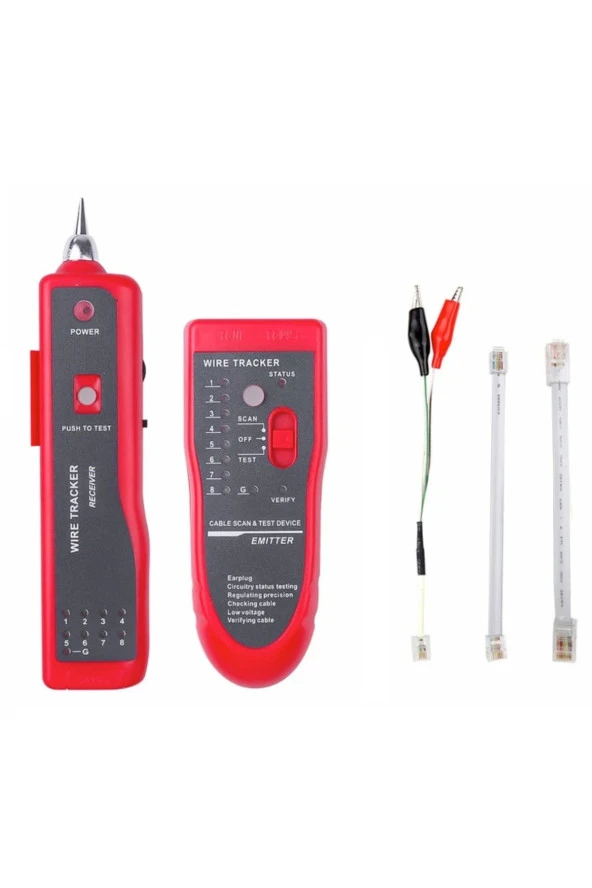 Bili Bili Kablo Bulucu Test Cihazı Ethernet Ağ Kablosu Test Rj11 Rj45 Cat5/6 Lan Kablo Ölçüm Cihazı ürün görseli 1