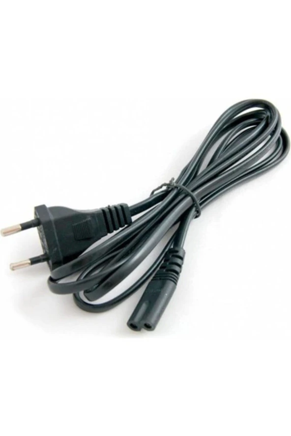 3 m Teyp Işıldak Fişi C8 Power Güç Kablosu 3 m  2x0.75 ürün görseli 1