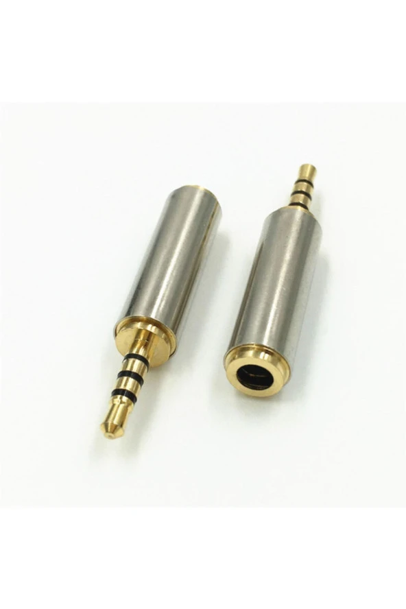 2.5 Mm To 3.5 Mm Çevirici Adaptör 2.5mm Erkek 3.5mm Dişi 4 Boğumlu Stereo Kulaklık Jakı Dönüştürücü ürün görseli 1