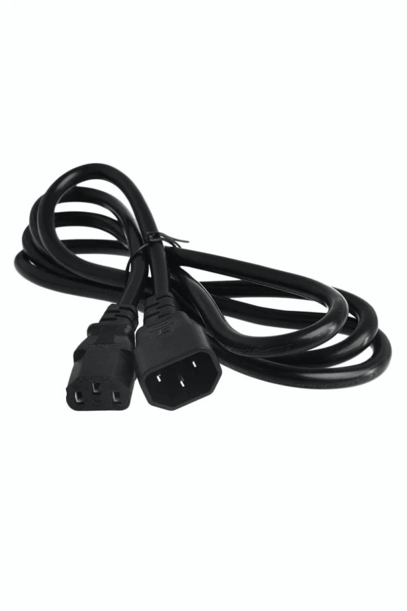 1.5 Metre Dişi Erkek Power Kablosu C13 C14 Güç Kablosu 1.5m Enerji Kablosu 0.75 Mm 250v 10a Iec 320 ürün görseli 1