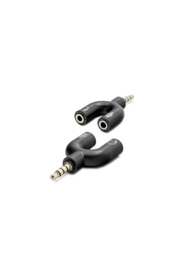 Kulaklık Mikrofon Ayırıcı 3.5mm Stereo Kulaklık Mikrofon Birleştirici Aparat ürün görseli 1