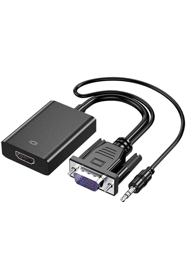 Vga Hdmi Dönüştürücü Vga To Hdmı Kablolu Vga Erkek Hdmi Dişi Vga In Hdmi Out Converter ürün görseli 1